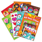TREND All Year Cheer Stinky Stickers Variety Pack - 2 Packs of 336-Value-priced pack with dozens of designs; big selection lets you customize your message!