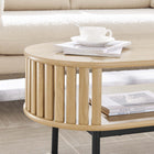Modway Fortitude Wood Coffee Table - Oak-MDF and Particleboard
