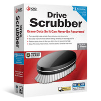 Iolo Drive Scrubber Military Grade Data Removal - 3-User - 1-Year-Military-Grade Data Removal: Uses advanced algorithms to overwrite data multiple times, ensuring that it is virtually impossible to recover