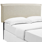 Modway Camille Upholstered Fabric Queen Headboard - Beige-Particleboard Panel