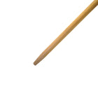 Globe Commercial Products 1 1/8" x 54" Tapered Lacq Wood Handle - 12 Pack-Durable and strong