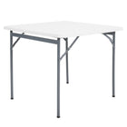 Peakform 34" Square Folding Table-Folds Flat for Easy Transport and Storage