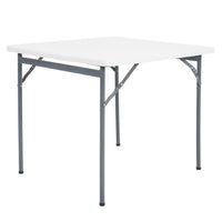 Peakform 34" Square Folding Table-Folds Flat for Easy Transport and Storage