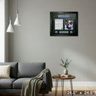 Connor Mcdavid Edmonton Oilers First Goal Scoresheet Collage - Framed Print - 28" x 24"-Ready to hang - arrives fully assembled