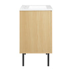 Modway Chaucer 24" Bathroom Vanity - Oak/White-9