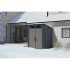 Suncast Modernist Storage Shed - 6' x 5' - Cyberspace/Dove Grey-Roof is capable of holding a snow load of up to 30 lbs per sq ft.