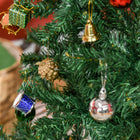 HOMCOM 6' Artificial Christmas Tree - Green-Various kinds of ornaments for decor to add holiday fun
