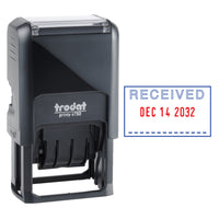 Trodat 4750 Self-Inking Text Dater - "Received"-Self-inking to eliminate the need for a separate ink pad