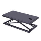 Rocelco PDR Portable Desk Riser w/Easy-Lift Handle & Carry Case - Black-Premium compact design suitable for co-working spaces, travel, hotels & dorm rooms