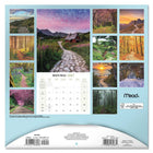 Mead 2027 Decorative Wall Calendar - 12" x 12" - Nature Path - Bilingual-Features full colour monthly artwork designed to enhance walls and shared spaces
