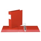 Davis Group Premium Economy Binder - D Ring - 2" - Red - 6 Pack-2"