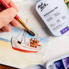 Mont Marte Watercolour Paint 27-Piece Set in Tin - Assorted Colours-6