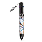 Pep Rally 8 Colour Ballpoint Pen - 0.7 mm - Pattern Power-8-in-1 multicolour ballpoint pen with 0.7mm ink