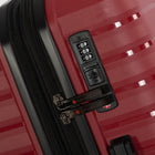 Air Canada Jasper 24" Hardside Check-in Spinner Luggage  - Red-Locking retractable push-button trolley handle