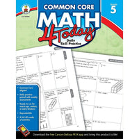 eBook: Carson Dellosa 104594-EB Common Core Math 4 Today - Grade 5-You will receive two emails: one confirming your entire order, and one with a "Download Software" buttonYou can download immediately or return to your email to download later