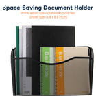 ShoppingAll Wall Mount File Holder with 3 Pack Hanging Single-Pocket Document & Mail Organizer-Easy wall install-mounting hardware included. maximizes vertical space to keep desks clear