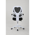 Brassex Wallace Task Chair - Black/White-Breathable mesh fabric