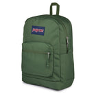 JanSport Cross Town Plus Backpack - Cargo Green-Web haul handle