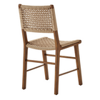 Modway Tindra Woven Dining Chairs 2-Piece Set - Walnut-7