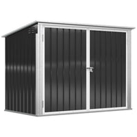 Outsunny 6' x 3'Outdoor Storage Shed-Storage shed for 2 trash cans   
