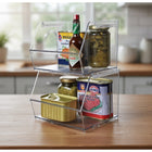 Azar Small Stackable Plastic Storage Bin - Clear - 4 Pack-4