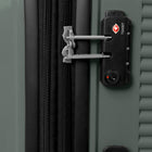Swiss Mobility Rhodes 2-Piece Hardside Luggage set - Green-Reinforced top handles (on all luggage) and side handles (on large luggage)