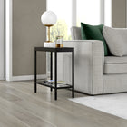 Hudson&Canal Alexis 24"W Rectangular Side Table - Blackened Bronze-Features easy assembly