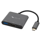 Helix 3-in-1 USB-C Adapter with USB-A and HDMI-60W USB_C Power Delivery