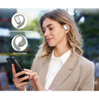 echelon RoundSound Open Ear True Wireless Earbuds - White-Fast and Stable Bluetooth 5.3  Ensures seamless connectivity with low latency audio for gaming and calls