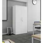 Ceha BDM-180 Flat-Pack Metal Storage Cabinet with Adjustable Shelves - White-7