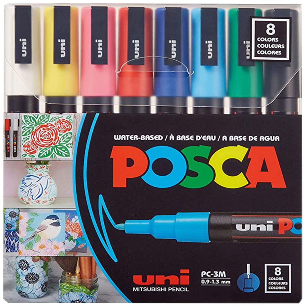 Posca Water-Based Paint Markers Reversible Fine Tip