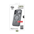 TUFF8 GlideGuard Mag Case for iPhone 17 Pro Max - Smoke Black-Raised edges: Offer additional protection for both the screen and camera, safeguarding key areas from impact