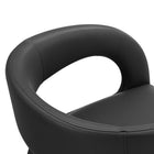 Modway Pinnacle Vegan Leather Dining Chair - Black - 2 Pack-10