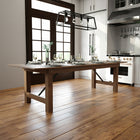 Flash Furniture HERCULES Series 9' x 40" Rectangular Antique Rustic Solid Pine Folding Farm Table-Plank Top