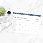 Cambridge 2027 Workstyle Desk Pad Planner - 17" x 22" - Bilingual-Block size 2 1/2" x 2”