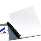 Cambridge Poly Disc Notebook Navy - Small - 60 Sheets-Also available are additional refill and dividers.  These extras allow you to further customize and organize your notebook according to your preferences.