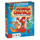 Continuum Games Number Crunch Card Game - Set of 97-Objective: Win cards. Each player flips over a card from the draw pile, keeping the card they flipped face up in front of them. All cards have a number, color, and math symbol. When two players have a card with a matching color and math symbol, they go head to head to see who can solve the problem first. The winner collects the other player's card