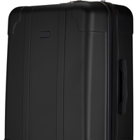Bugatti Madrid Collection 30" Hardside Checked Spinner Luggage - Black-Made of ABS/PC