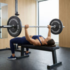 MotionGrey Standard Weight Plates - Olympic Strength Training Plates - 45 lb - Black - Set of 2-7