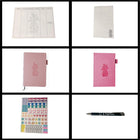 Wamaco Pineapple Passionate Planner Collection - Pink Planner, Fuschia Journal, Stickers, Notepad, Weekly Deskpad, Pen-Compact – The journal and planner in this set are both hard cover and small enough to fit into most bags or purses. This makes them perfect for those people on the go.
