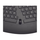 Adesso Ergonomic USB Keyboard - Wired - Canadian Bilingual Layout - Black-Canadian bilingual English/French layout