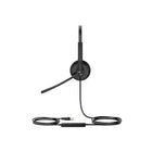 Yealink UH34 Lite Duo Binaural USB Teams Certified Headset with Boom Microphone-Design & Color: Ultra-lightweight, Black