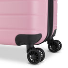 Atlantic Riptide Abs 24" Expandable Spinner - Parfaitpink-Two large main compartments, tie-down straps, lining divider and an interior pocket