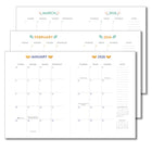 Sellers Publishing 2026 High Note 17-Month Softcover Planner - Fruits-Durable, scuff-proof flexi cover with foil embellishments 