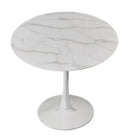 Plata Import Leo Faux Marble Table-Made with durable materials