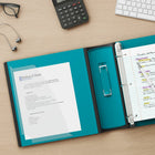 Staples Better Binder - 2" - Teal-D-rings close tightly to allow pages to turn easily
