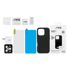 AXS Essential Bundle - PROTech Plus Case Screen Protectors and 20w Charger for iPhone 16 Pro Max - Black-Screen protector - Fingerprint & Contaminant-Resistant Coating