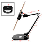 ShoppingAll Long Adjustable Tablet Stand - Black-Black colour