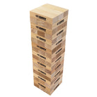 Triumph Fun Size Tumble Wooden Blocks-ALMOST 2 FEET TALL - When built, stacked tower reaches 18 levels high and 22.5" tall