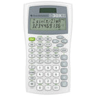 Texas Instruments TI-30X IIS Scientific Calculator - Dual Power, Impact Resistant Cover - White-Dual power, 2-line scientific calculator which optimally matches the curriculum